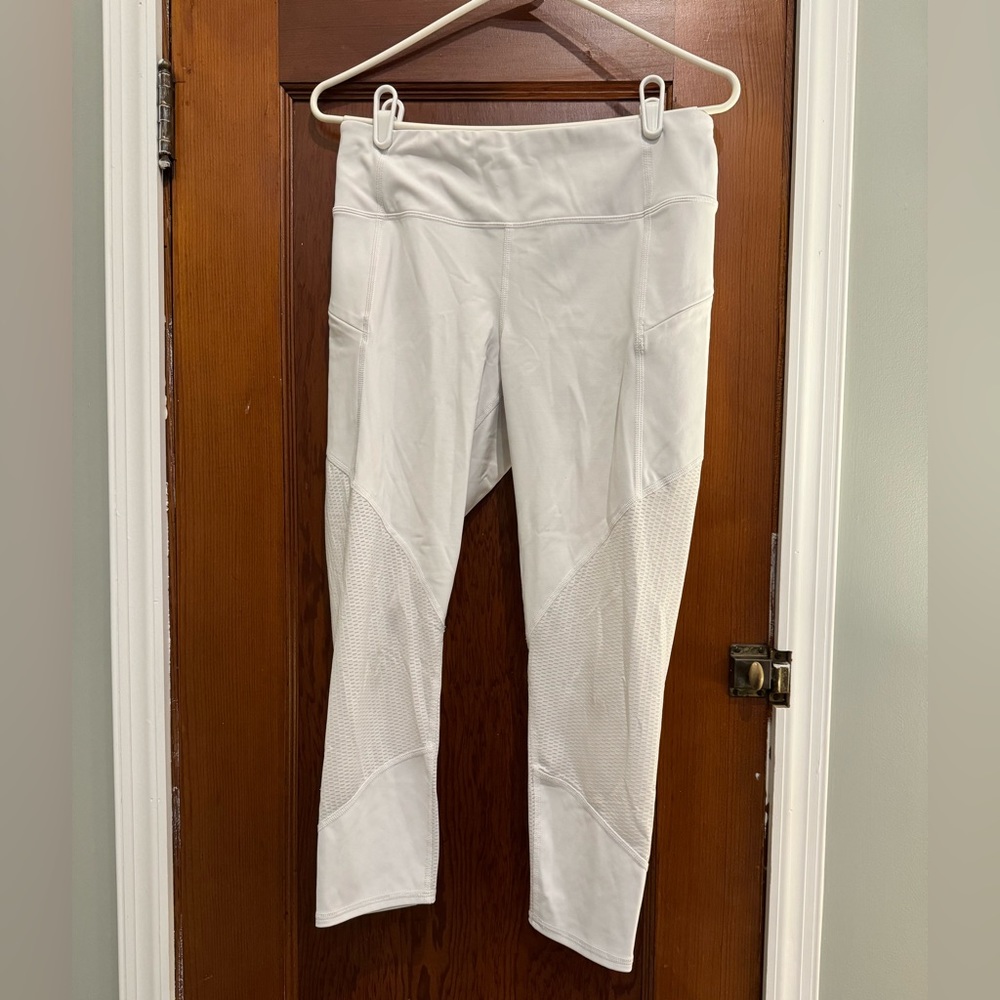Athleta Mesh Cropped Running Leggings